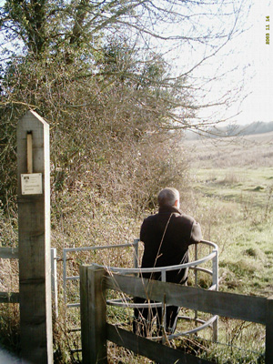 kissing gate near river inn